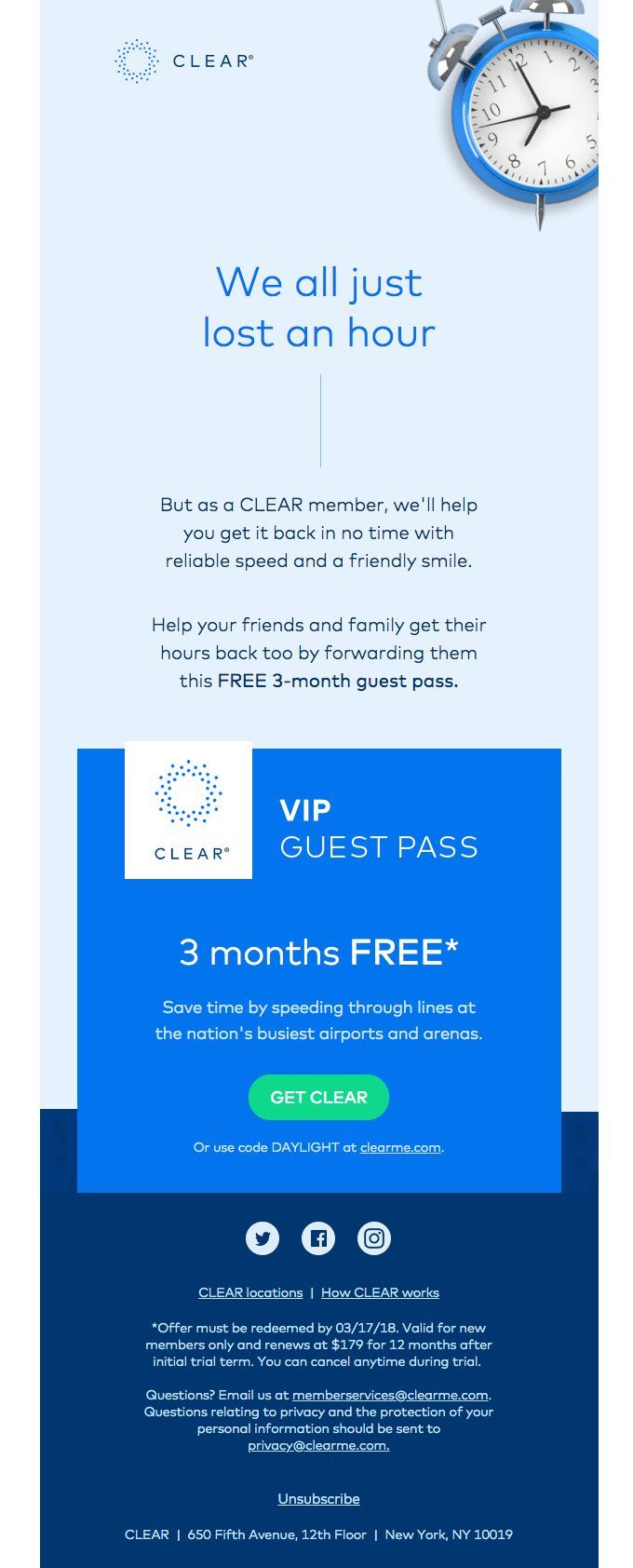 Customer Marketing Example Clear Referral Code