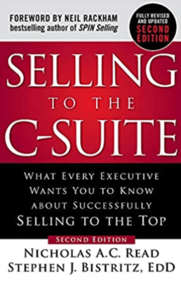 Best Sales Books: Cover Of Selling To The C-Suite