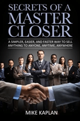 Best Sales Books: Cover Of Secrets Of A Master Closer