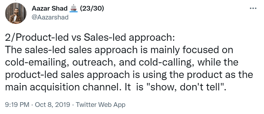 Alt=&Quot;Product-Led-Vs-Sales-Led-Aazar-Twitter&Quot;