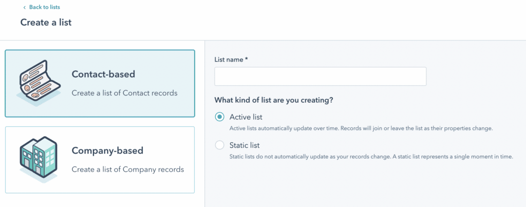 Hubspot Onboarding Checklist: Create Segments