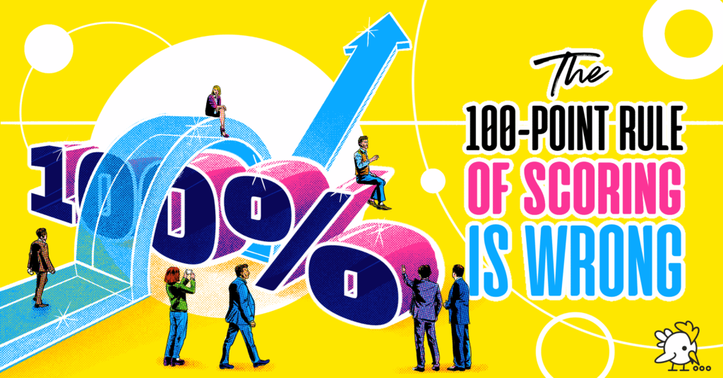 Illustration Of 100-Point Rule Of Scoring Is Wrong