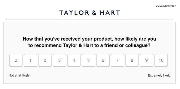 Taylor &Amp; Hart Net Promoter Score (Nps) | Saas Customer Journey Metrics