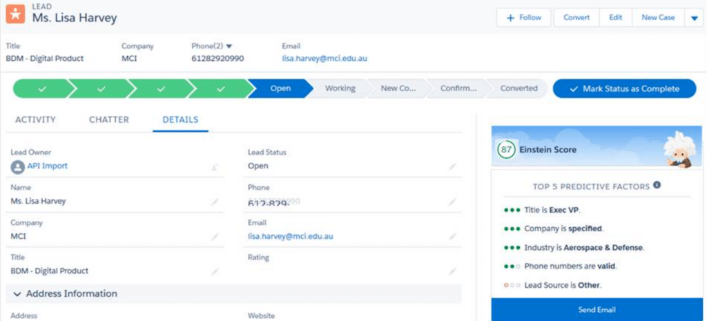 Hubspot Vs. Salesforce: Salesforce Criteria Tracking