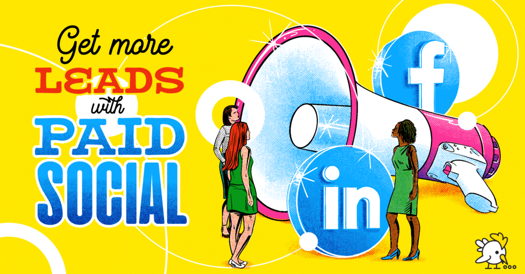 Illustration Of Get More Leads With Paid Social