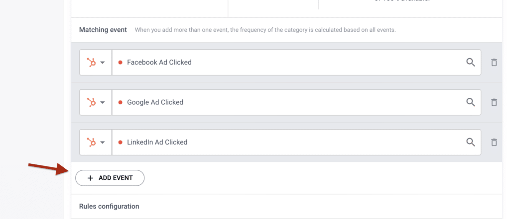 Multiple Events Per Activity Category