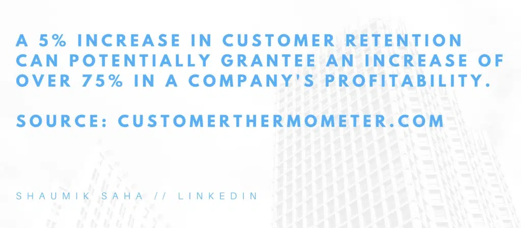 Customer Retention Statistic